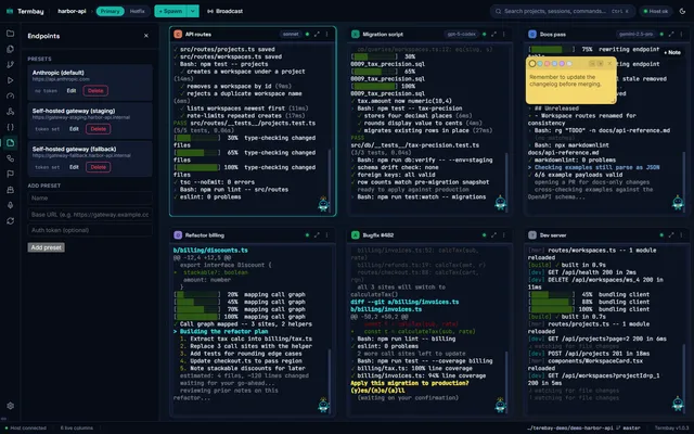 Endpoint presets with automatic failover